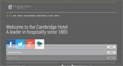 Desktop Screenshot of cambridgehotel.co.nz